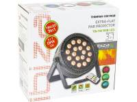 Ibiza Projector c/ 18 Leds 1W RGB DMX Ibiza Projector c/ 18 Leds 1W RGB DMX